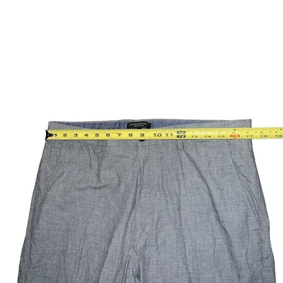 BANANA REPUBLIC Grey Kentfield Pant Size 35 X 32 - Picture 7 of 7